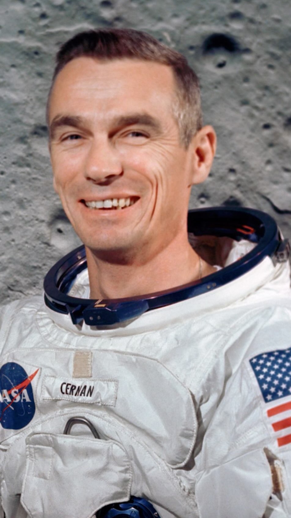 🚀 Eugene Cernan (BS electrical engineering ’56) was the most recent person to walk on the #moon. His historic #Apollo17 mission lifted off 51 years ago today. 

Former #Purdue President Mitch Daniels called him “a true hero, a pioneer in aviation and, to us, one of the greatest Boilermakers of all time.” 

Learn more about Cernan and discover why Purdue is known as the Cradle of Astronauts. 

🔗 in bio to watch video